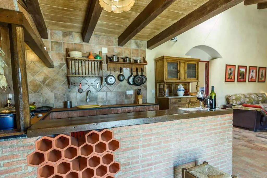 Villa Casa Cortijo En Dehesa Sierra Leon La Puebla de los Infantes Exterior foto